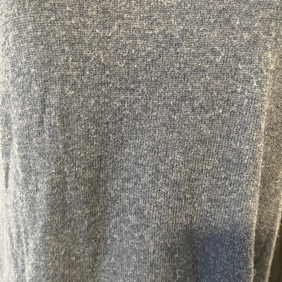 SAKS FIFTH AVENUE | Women's Crew Neck Wool Yak Blend Sweater Blue Size Medium - Picture 6 of 8